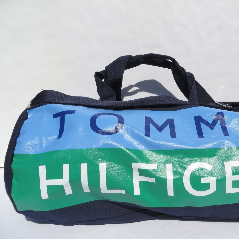 Tommy Hilfiger Large Gym Bag Duffle Navy Blue NEW - Picture 3 of 12